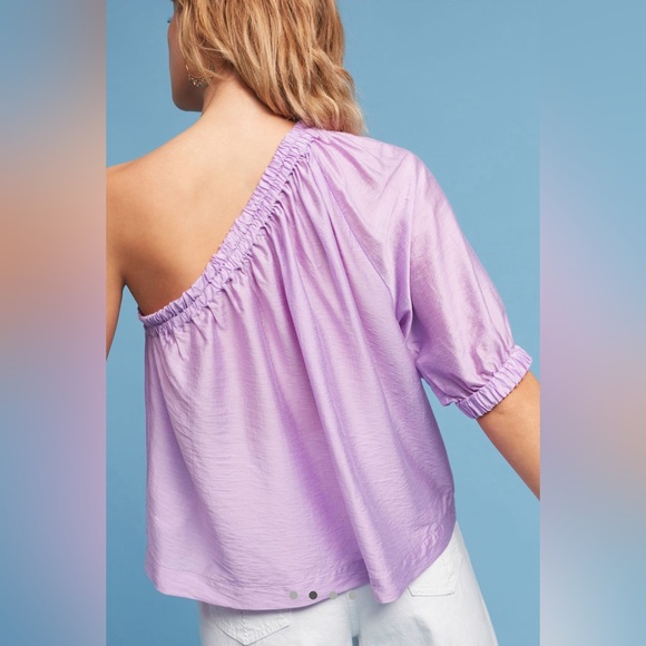 *New* Maeve Anthropologie Leonie One-Shoulder Top, Size Small - Picture 3 of 10